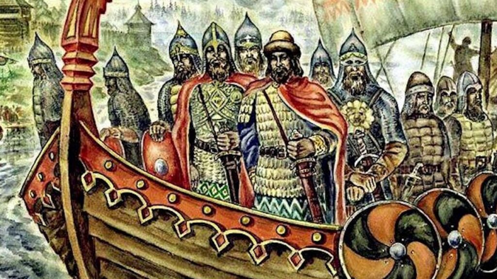 Князь Олег в походе на Царьград