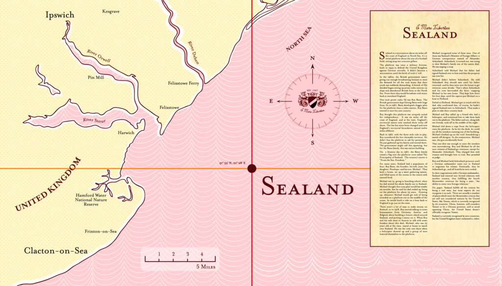 Силанд - микро государство по середине моря